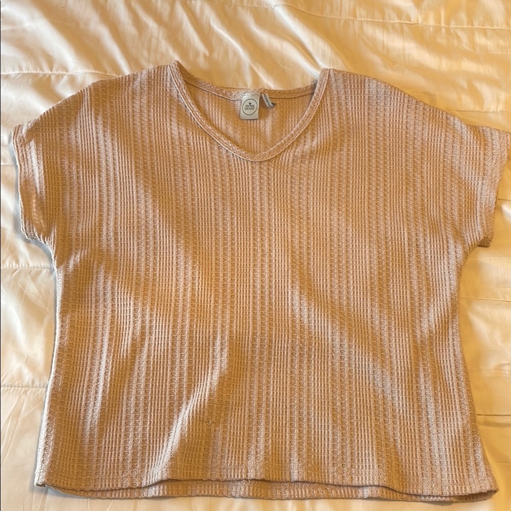Paper Crane light pink Knit Top size small